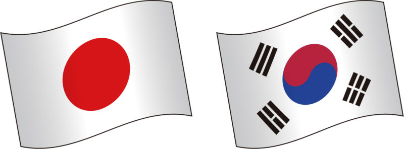 日韓国旗